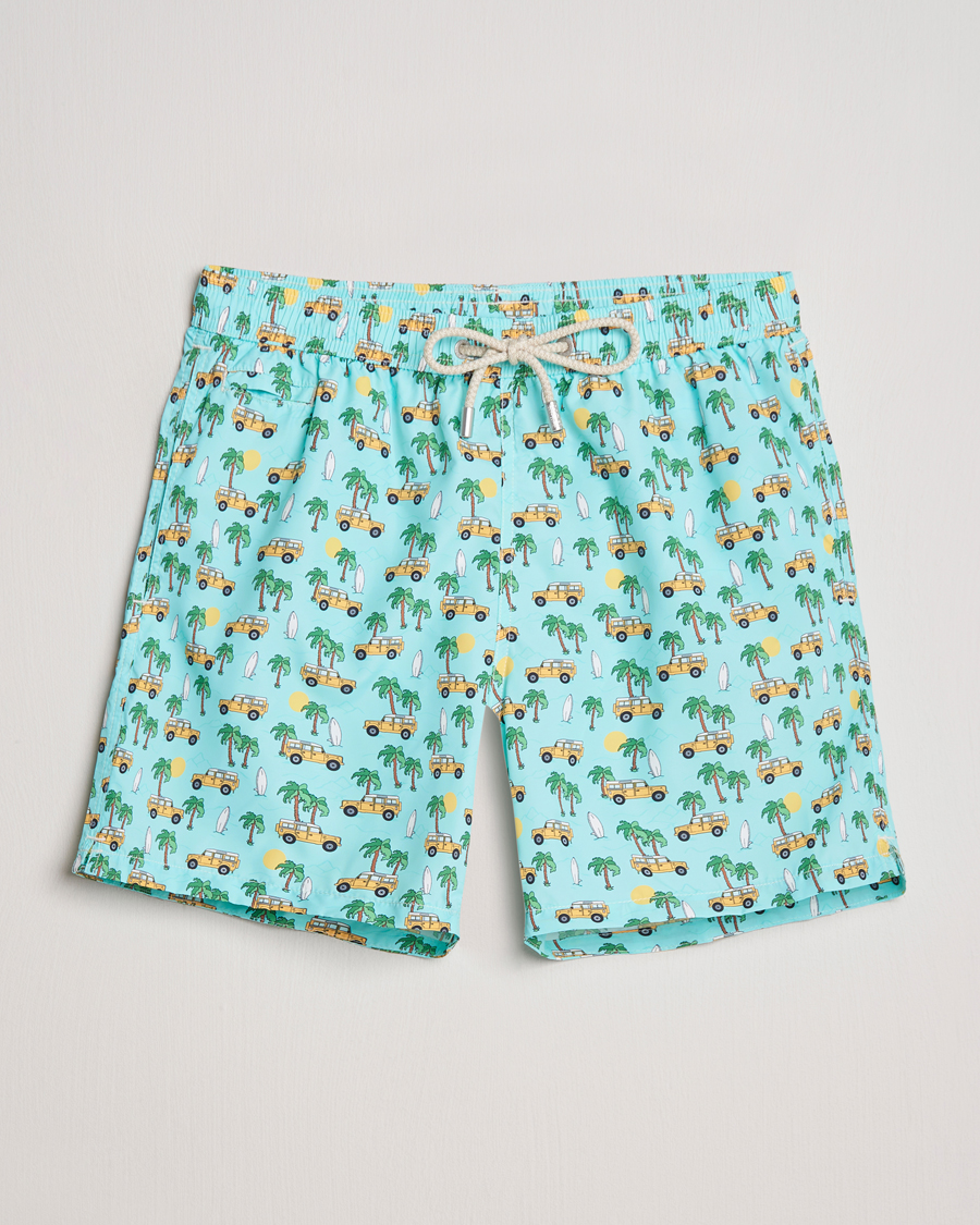 Heren | Zwembroek | MC2 Saint Barth | Printed Swim Shorts Road Car