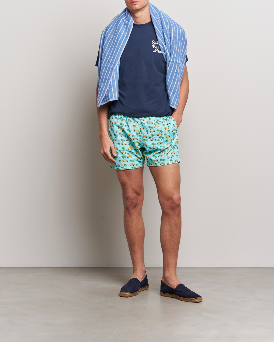 Heren | Zwembroek | MC2 Saint Barth | Printed Swim Shorts Road Car