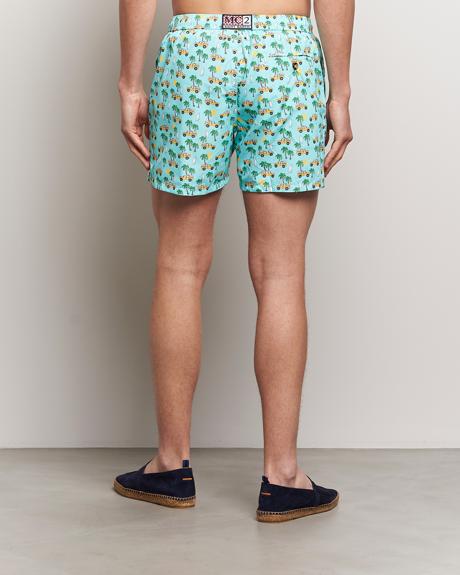 Heren | Zwembroek | MC2 Saint Barth | Printed Swim Shorts Road Car
