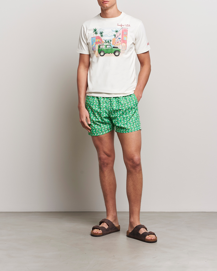 Heren | Zwembroek | MC2 Saint Barth | Printed Swim Shorts Tennis Cross