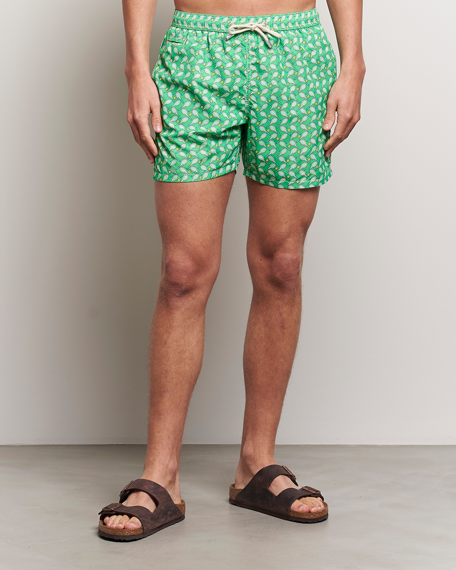 Heren |  | MC2 Saint Barth | Printed Swim Shorts Tennis Cross