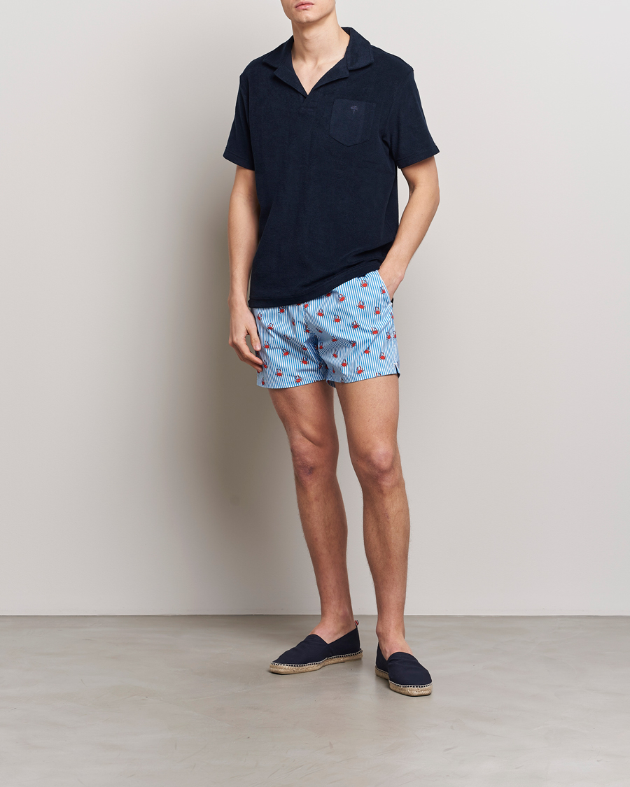 Heren | Zwembroek | MC2 Saint Barth | Printed Swim Shorts Crabs Stripes