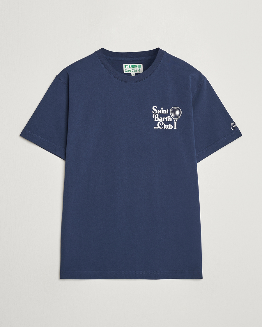 Heren | T-shirts | MC2 Saint Barth | Printed Cotton T-Shirt STB Padel Club