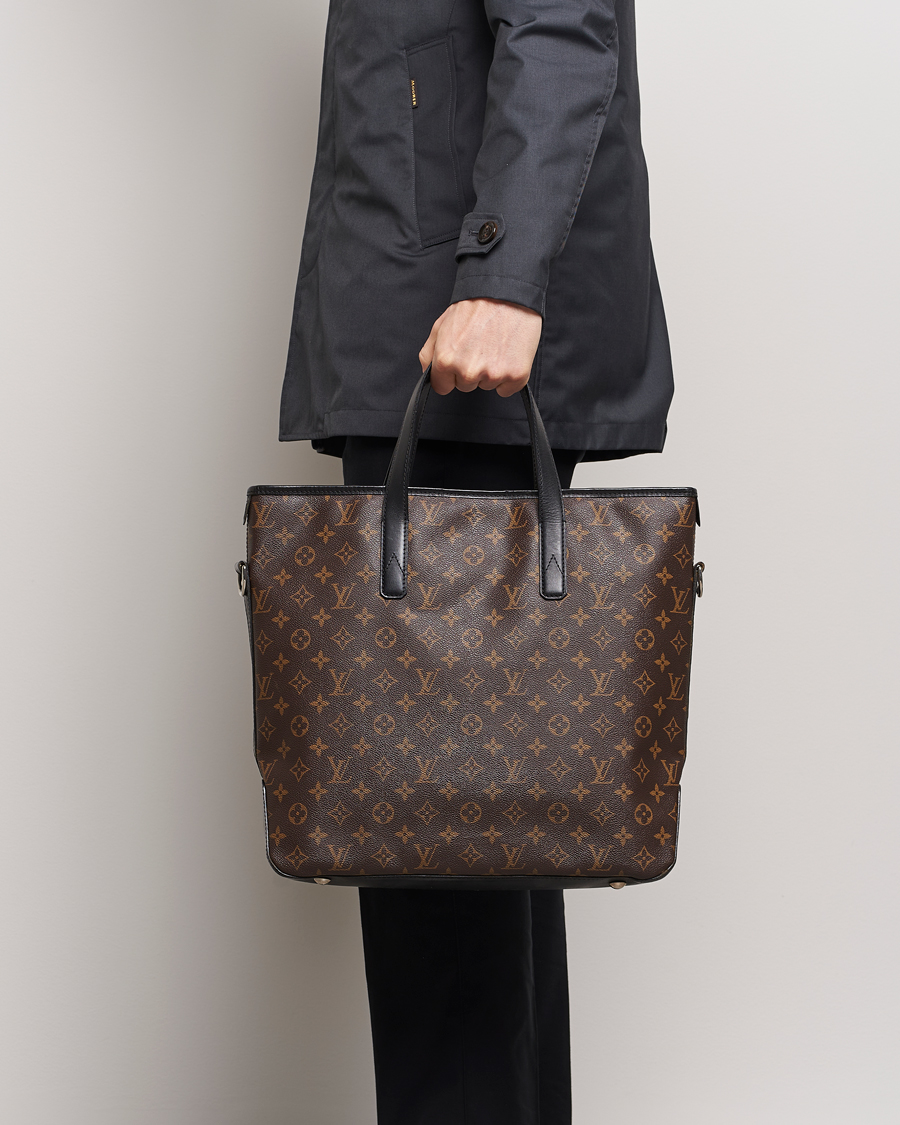 Heren | Pre-owned Accessoires | Louis Vuitton Pre-Owned | Davis Macassar Tote Monogram