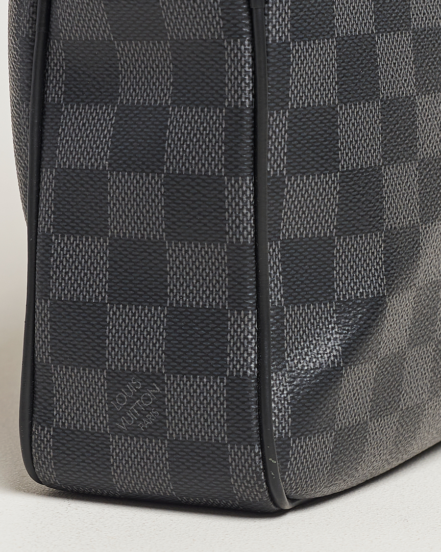 Heren | Louis Vuitton Pre-Owned Porte Document Business Damier Graphite | Louis Vuitton Pre-Owned | Porte Document Business Damier Graphite