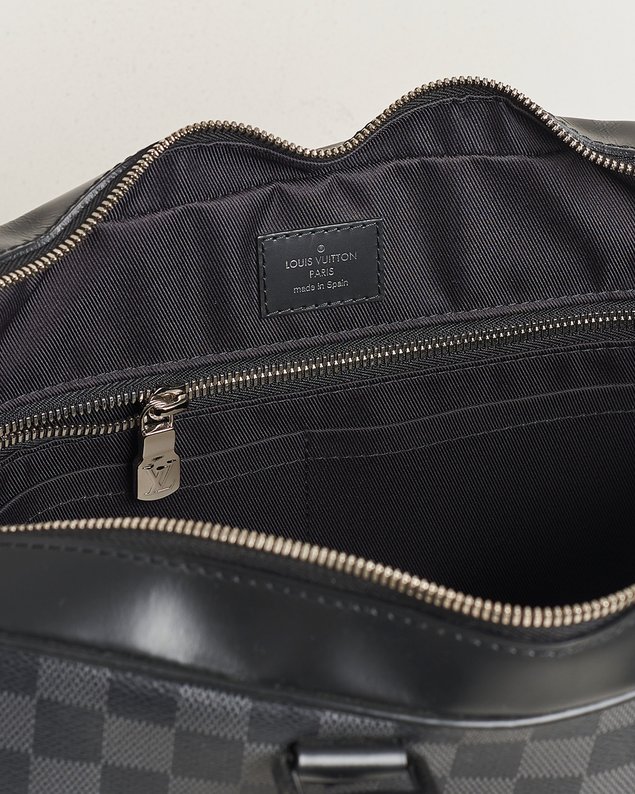 Heren | Louis Vuitton Pre-Owned Porte Document Business Damier Graphite | Louis Vuitton Pre-Owned | Porte Document Business Damier Graphite