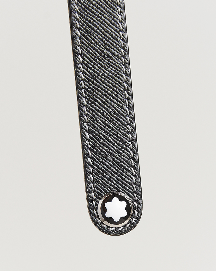 Heren | Thuis | Montblanc | Letter Opener in Steel and Leather Black