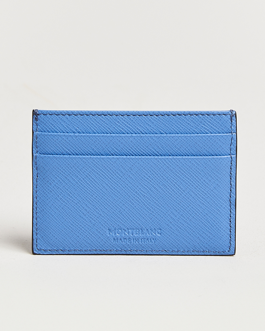 Heren | Portemonnees | Montblanc | Sartorial card holder 5cc Dusty Blue