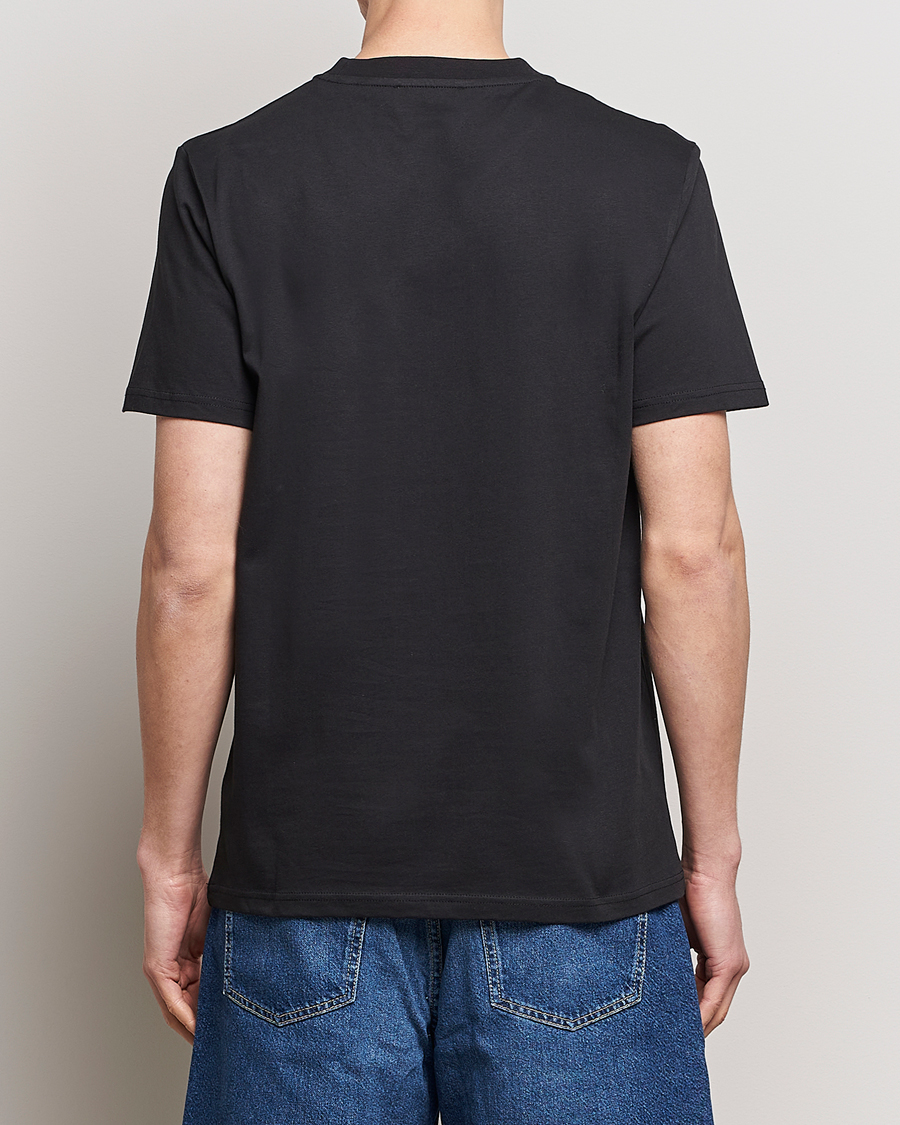 Heren | T-shirts | LES DEUX | Charles Logo T-Shirt Black
