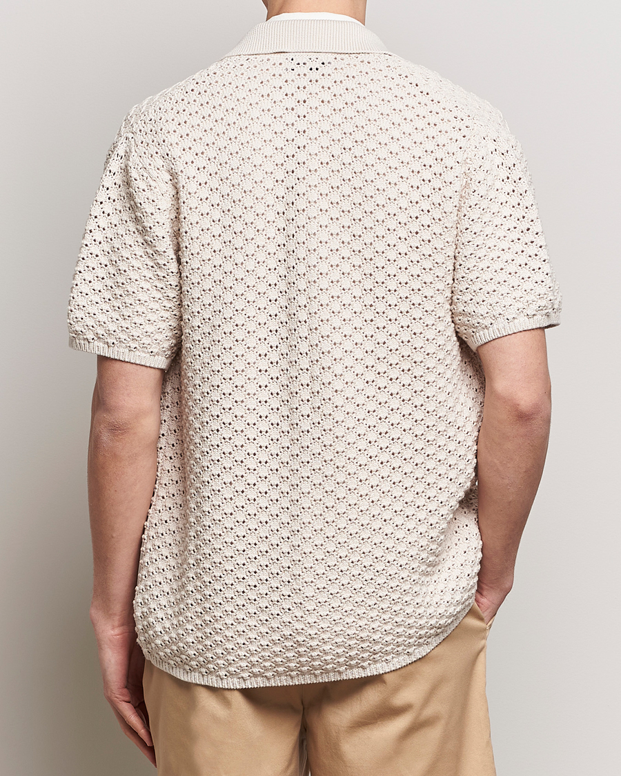 Heren | Overhemden | LES DEUX | Gideon Knitted Shirt Ivory