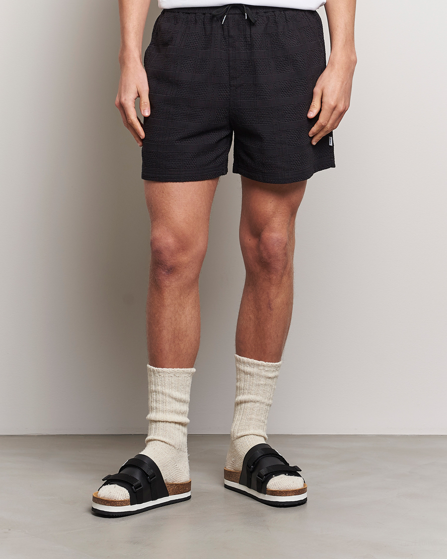 Heren |  | LES DEUX | Charlie Knitted Shorts Black