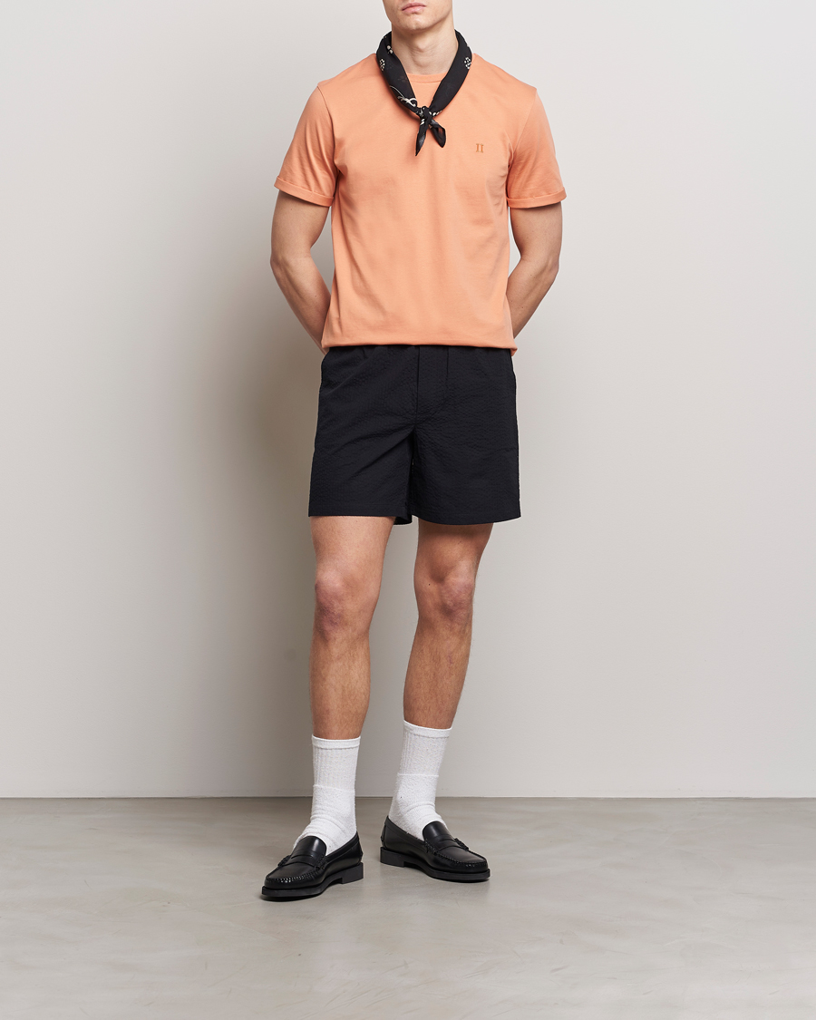 Heren | T-shirts | LES DEUX | Nørregaard Cotton T-Shirt Baked Papaya Orange