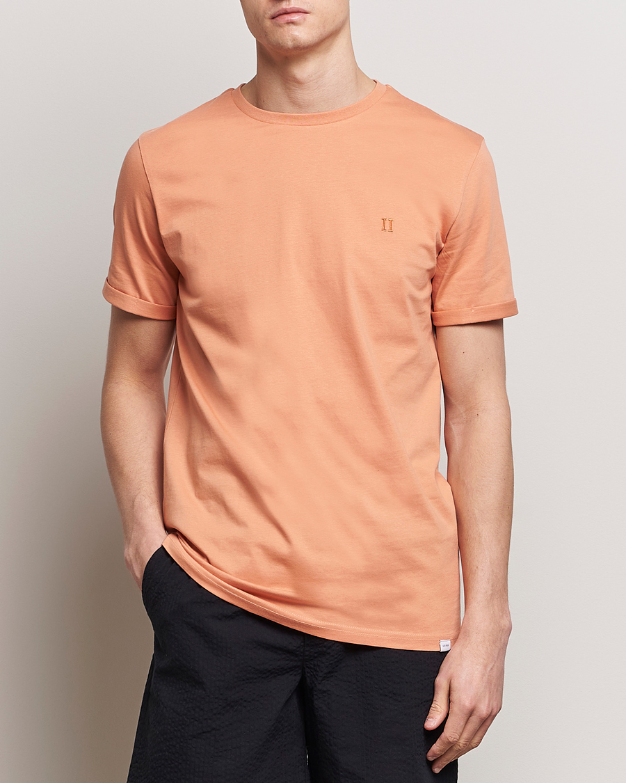 Heren | Nieuwe merken | LES DEUX | Nørregaard Cotton T-Shirt Baked Papaya Orange