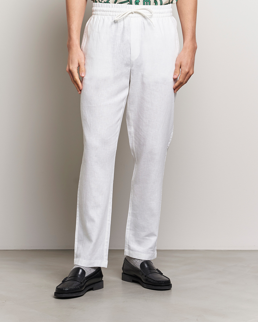 Heren | Nieuwe productafbeeldingen | LES DEUX | Patrick Linen Pants White