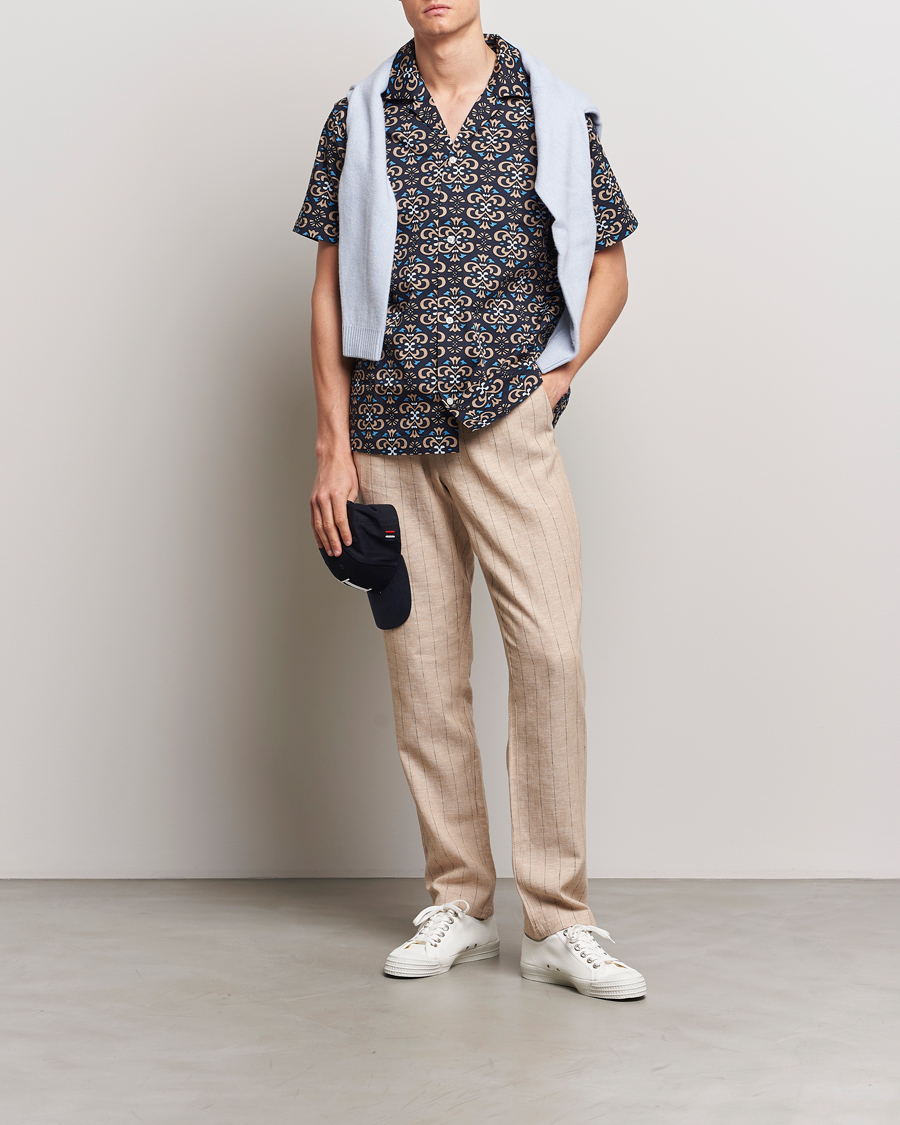Heren | Broeken | LES DEUX | Patrick Linen Pants Warm Sand