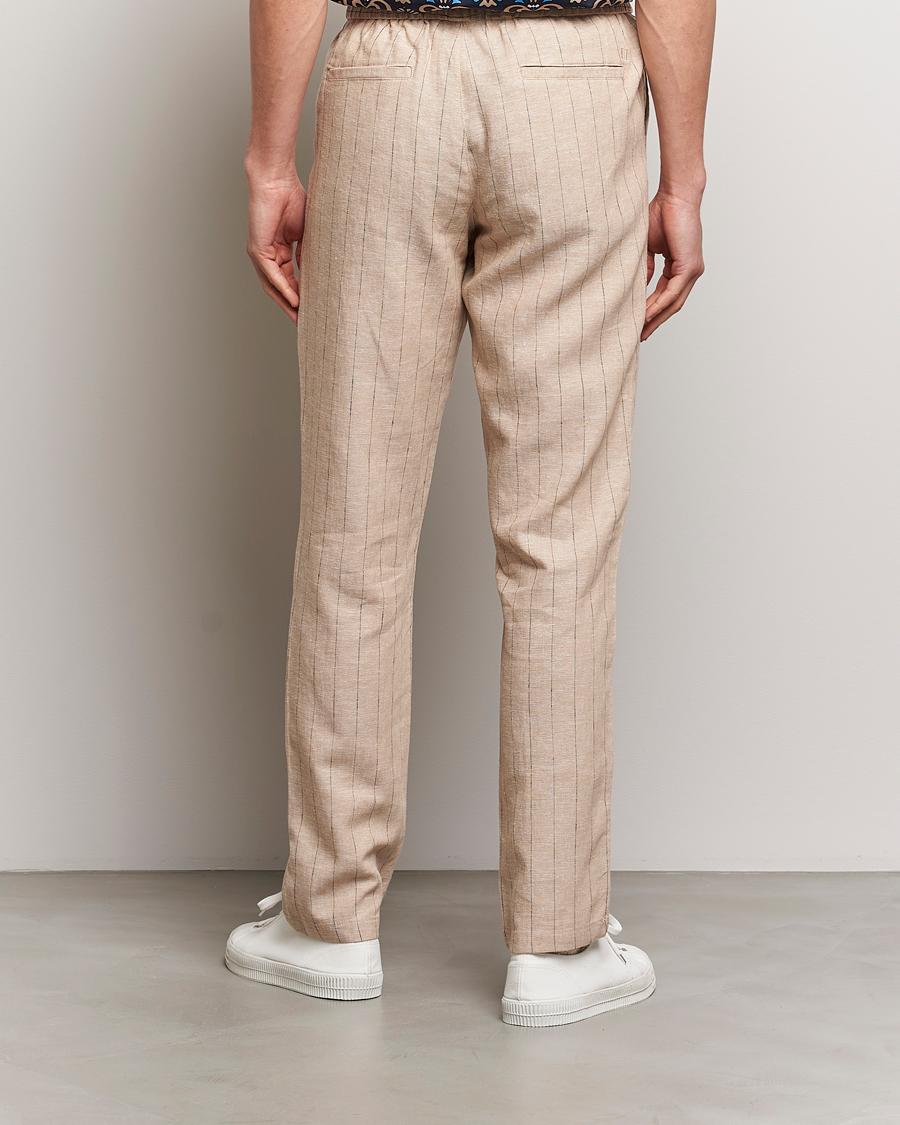 Heren | Broeken | LES DEUX | Patrick Linen Pants Warm Sand