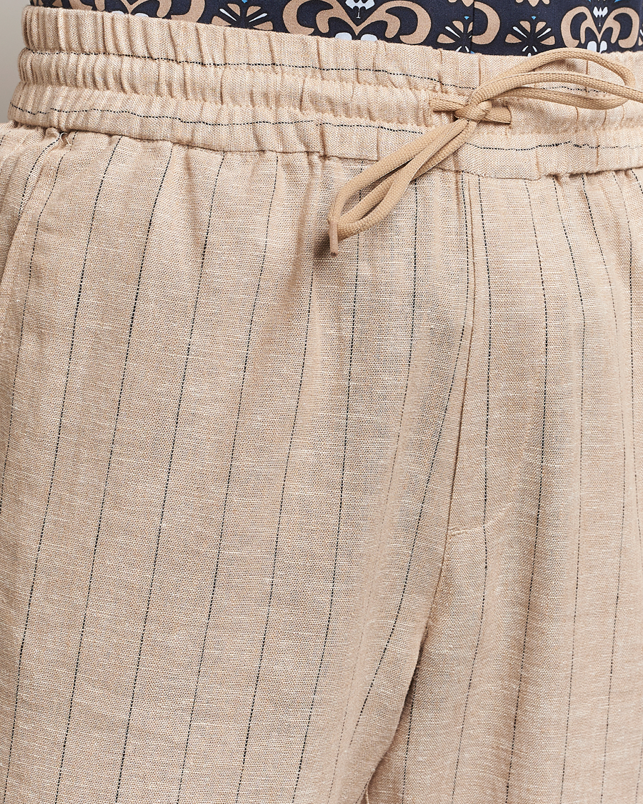 Heren | Broeken | LES DEUX | Patrick Linen Pants Warm Sand