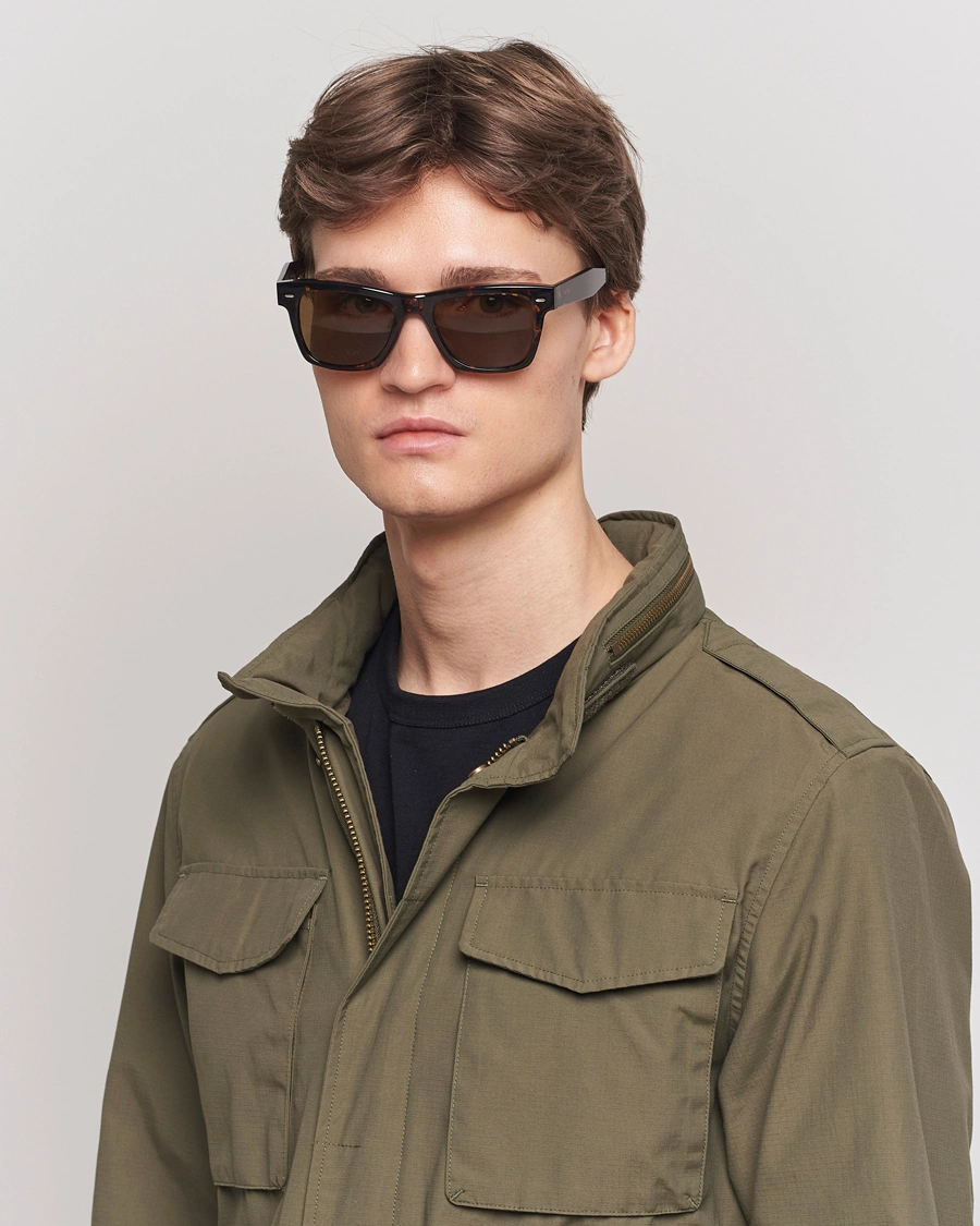 Heren |  | Oliver Peoples | No.4 Polarized Sunglasses Atago Tortoise