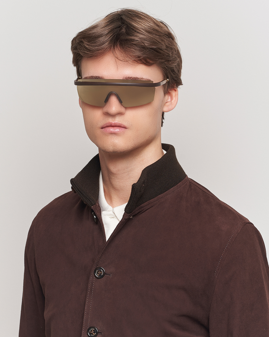 Heren |  | Oliver Peoples | R-4 Sunglasses Matte Umber