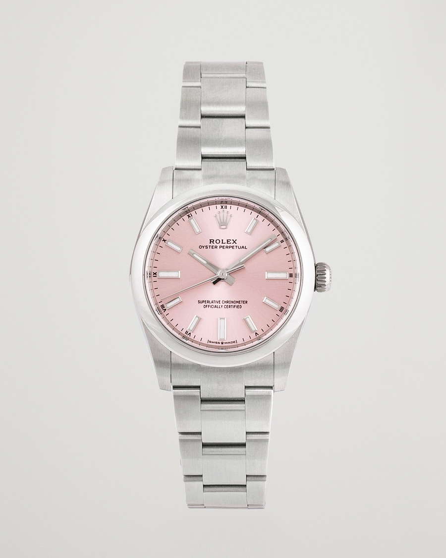 Heren | Rolex Pre-Owned Oyster Perpetual 124200 Silver | Rolex Pre-Owned | Oyster Perpetual 124200 Silver