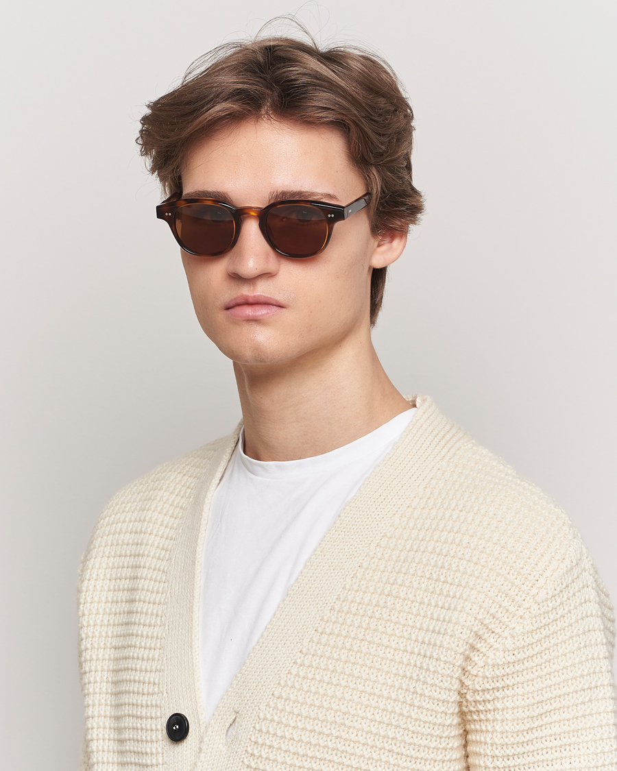 Heren | Ronde frame zonnebrillen | CHIMI | 01 Sunglasses Tortoise