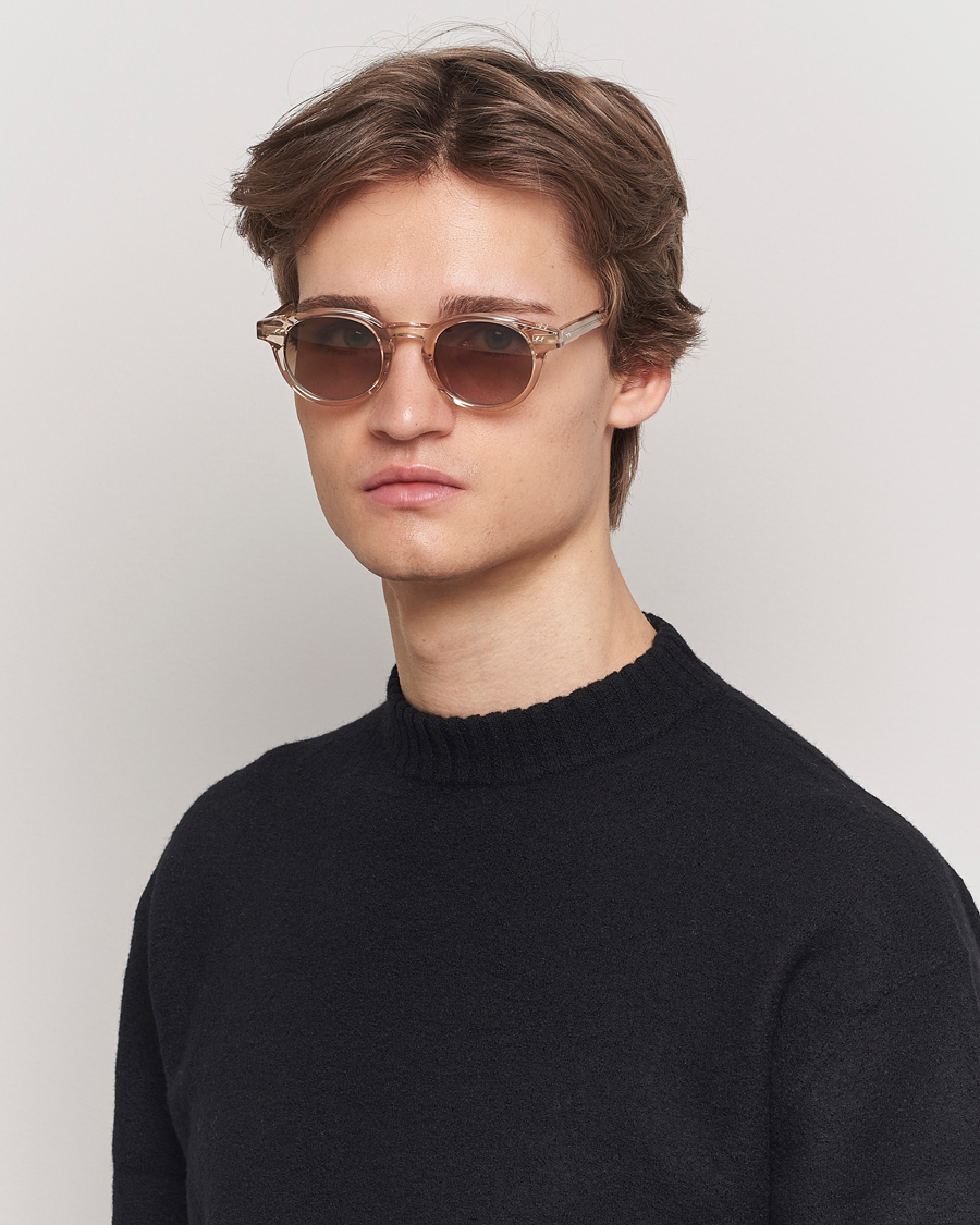 Heren | Ronde frame zonnebrillen | CHIMI | 03 Sunglasses Ecru
