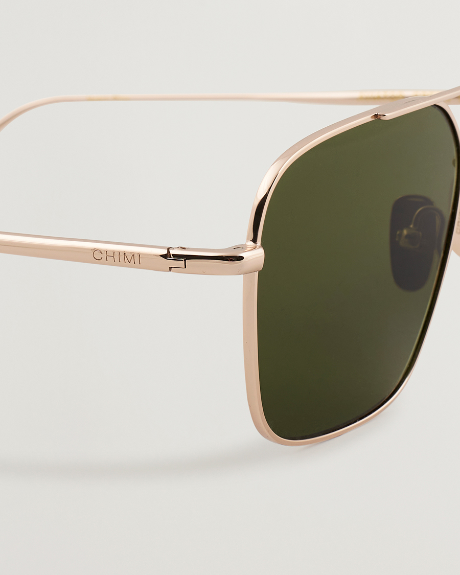 Heren | Zonnebrillen | CHIMI | Aviator Sunglasses Green