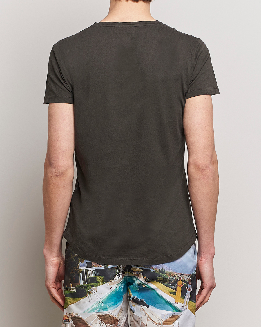 Heren | T-shirts | Orlebar Brown | OB Crew Neck Tee Smoked Tea
