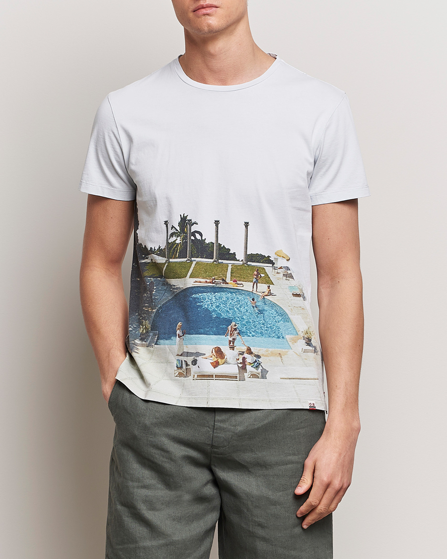 Heren | T-shirts met korte mouwen | Orlebar Brown | OB Classic Photographic Slim Aarons T-Shirt Pacifico