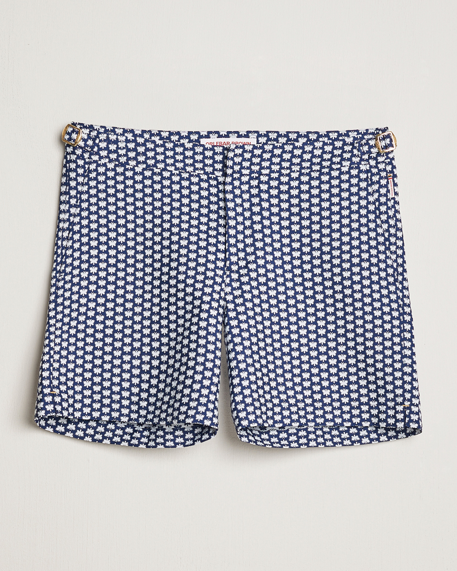 Heren | Zwembroek | Orlebar Brown | Bulldog Jaquard Flutter Swim Shorts Night Iris