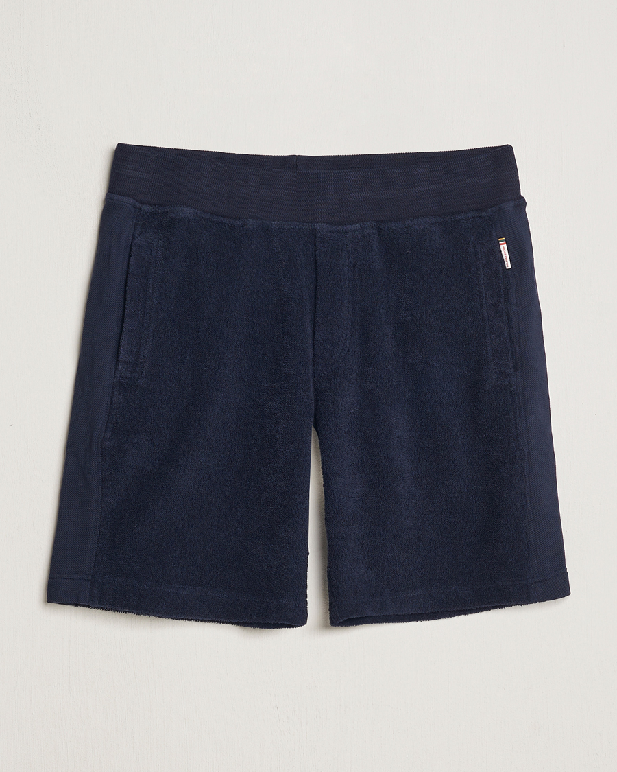 Heren | Korte broek | Orlebar Brown | Afador Mix Texture Towelling Shorts Night Iris