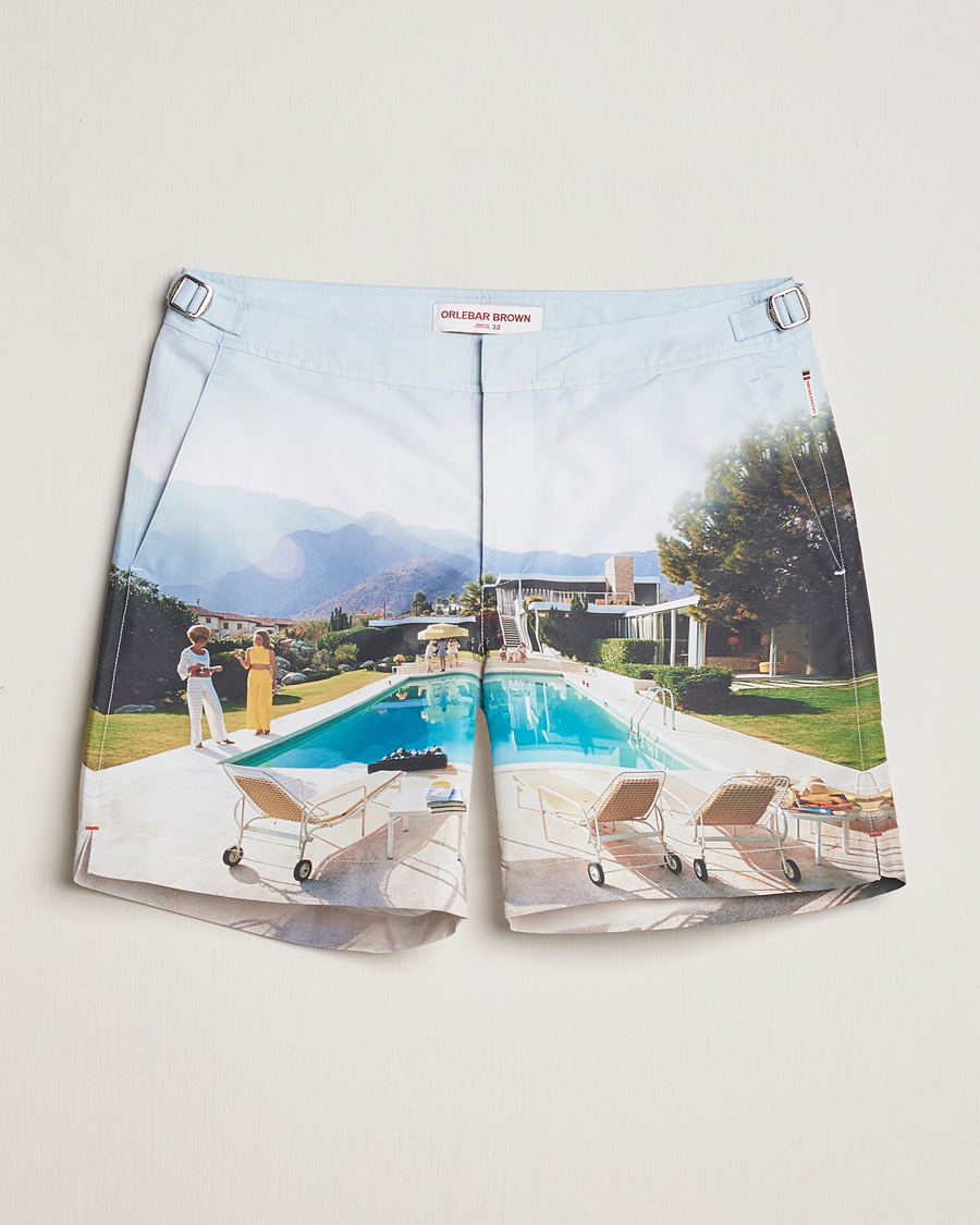 Heren | Zwembroek | Orlebar Brown | Bulldog Slim Aarons Photo Swim Shorts Kaufmann Cocktail