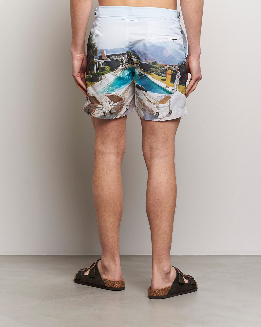 Heren | Zwembroek | Orlebar Brown | Bulldog Slim Aarons Photo Swim Shorts Kaufmann Cocktail