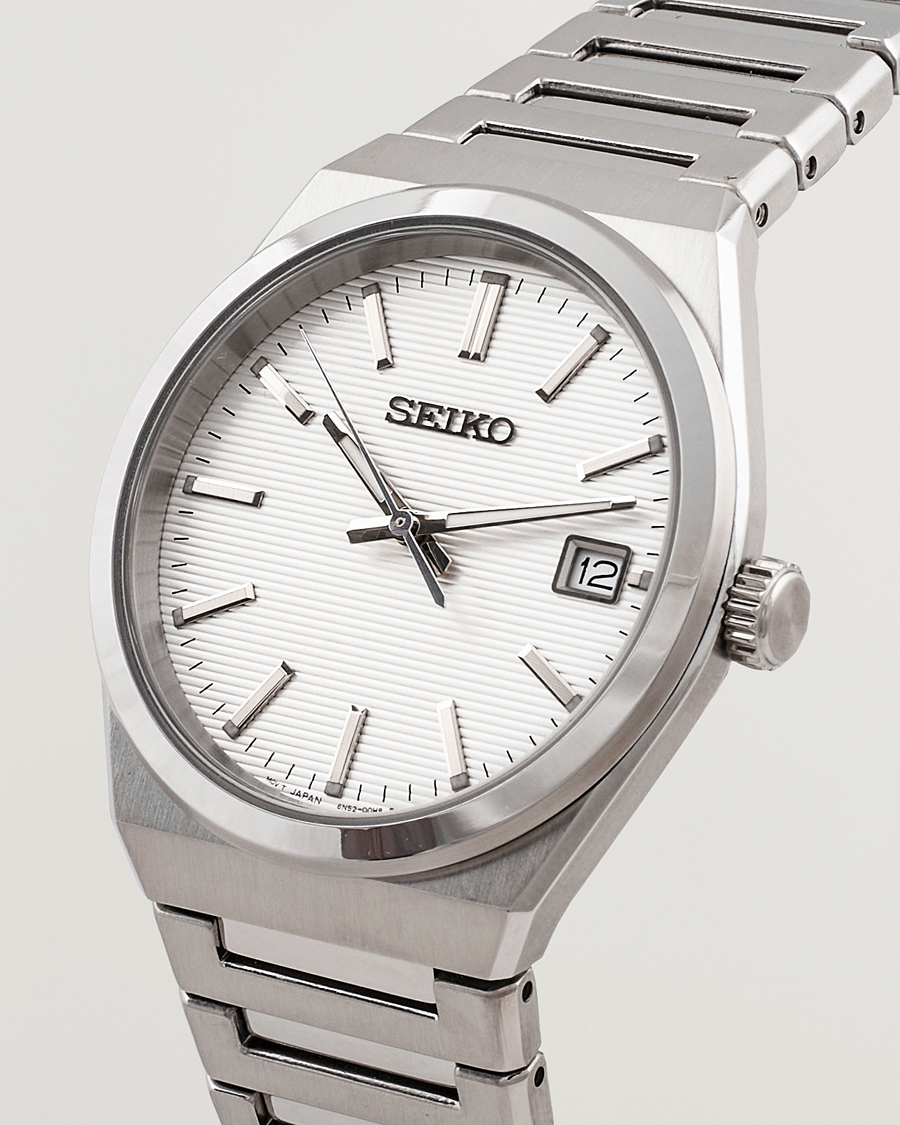 Heren |  | Seiko | Sapphire 39mm Steel White Dial
