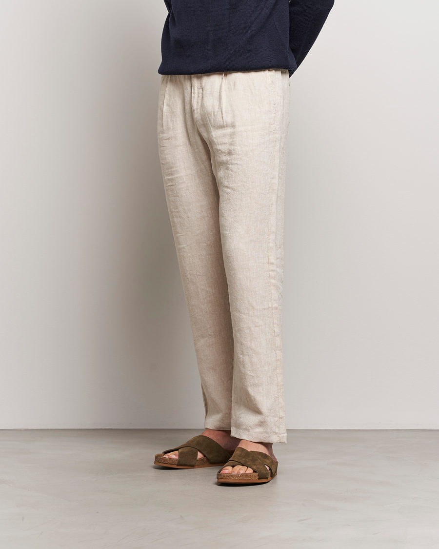 Heren | Sandalen slides | Myrqvist | Solvik Sandals Moss Green Suede