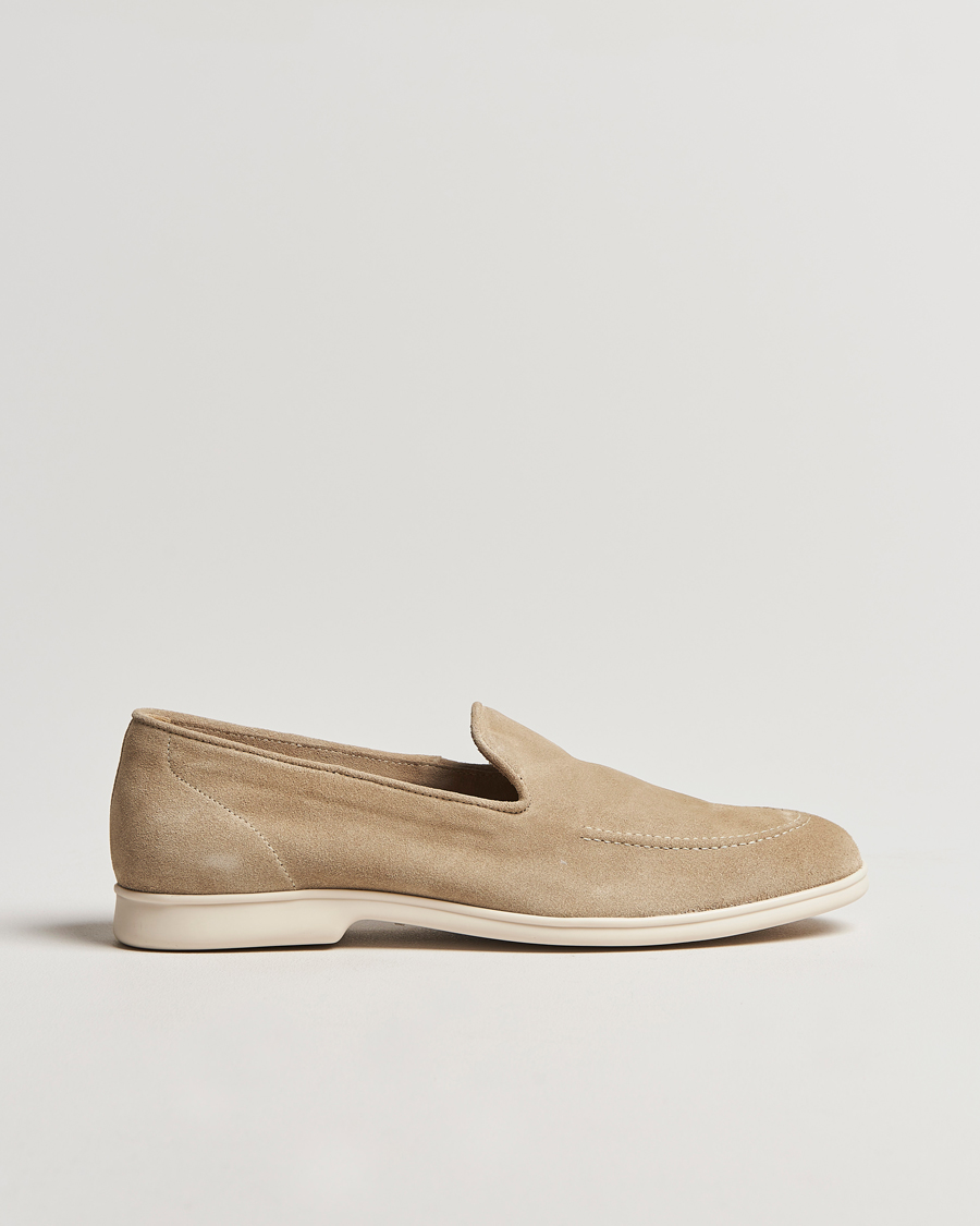 Heren | Myrqvist Brannö Loafers Sand Suede | Myrqvist | Brannö Loafers Sand Suede