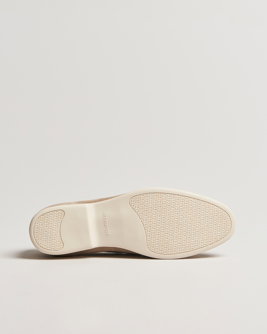 Heren | Myrqvist Brannö Loafers Sand Suede | Myrqvist | Brannö Loafers Sand Suede