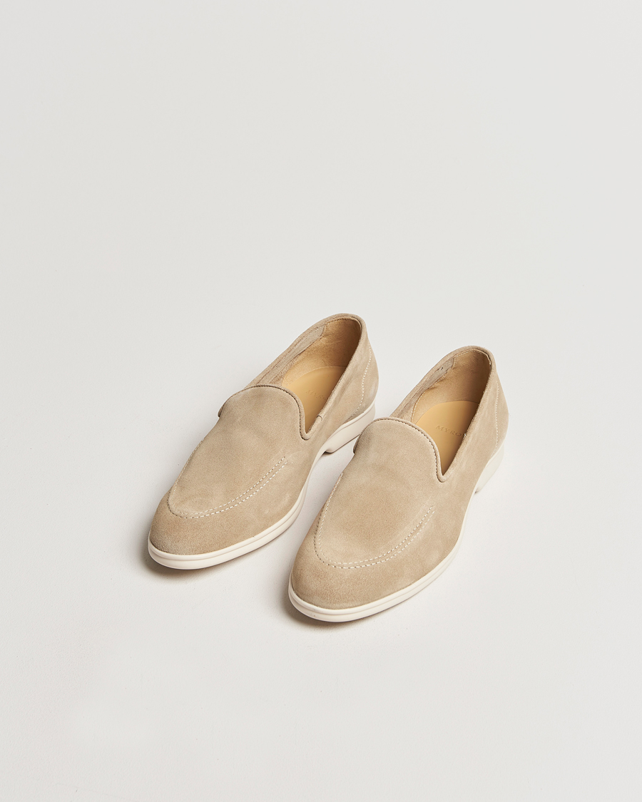 Heren | Myrqvist Brannö Loafers Sand Suede | Myrqvist | Brannö Loafers Sand Suede