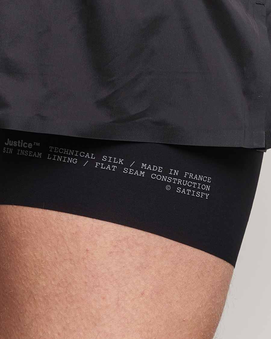 Heren | Korte broek | Satisfy | TechSilk 5 Inch Shorts Black