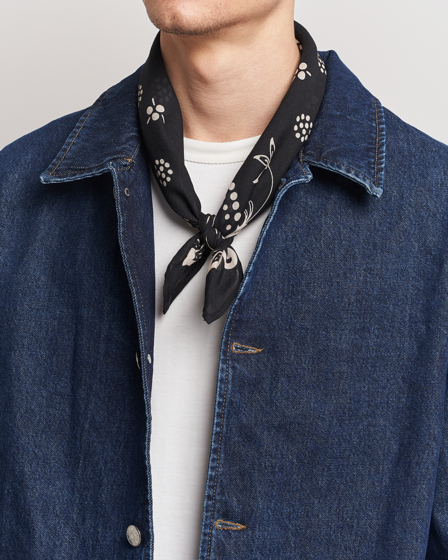 Heren | Afdelingen | Nudie Jeans | Ingrid Ornament Bandana Black