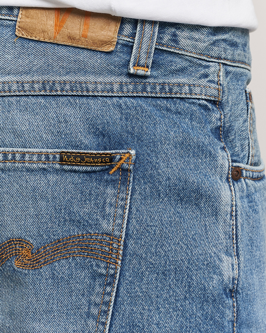 Heren | Korte broek | Nudie Jeans | Josh Denim Shorts Blue Haze