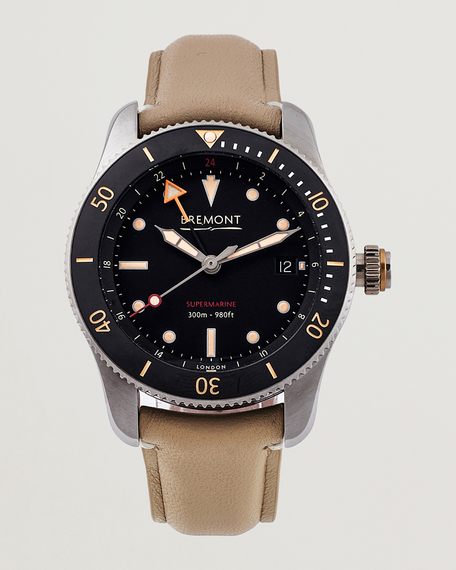 Heren | Bremont S302 GMT Diver 40mm Sahara | Bremont | S302 GMT Diver 40mm Sahara