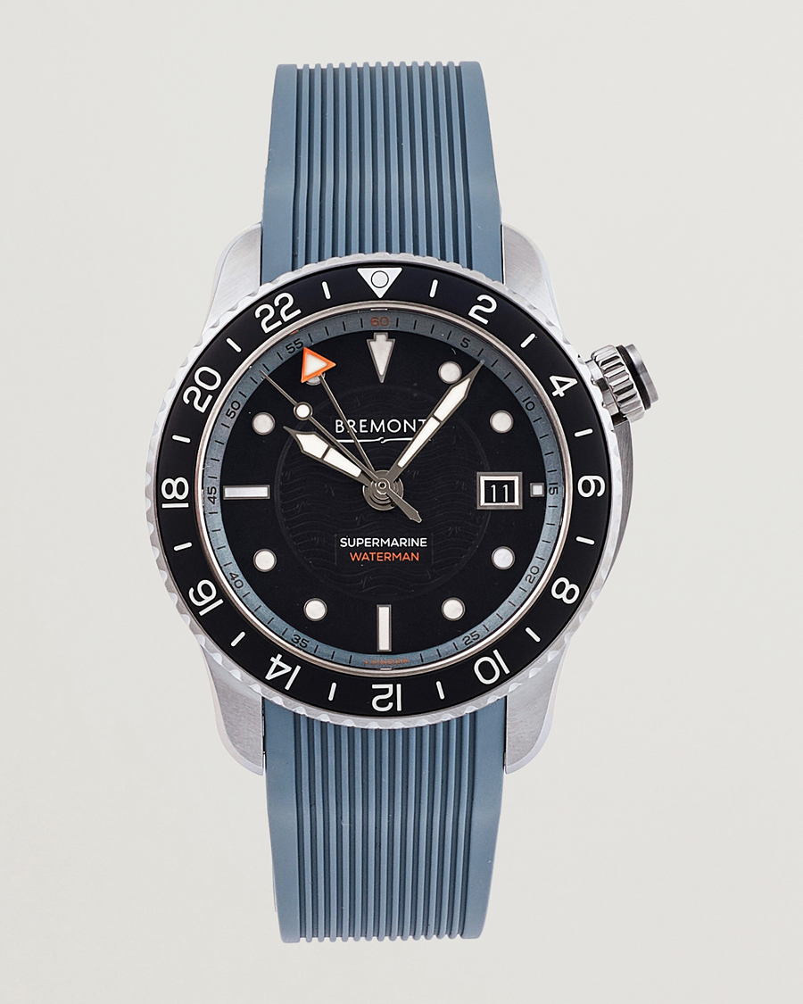 Heren | Bremont Waterman Apex II Supermarine Diver 43mm Blue Rubber | Bremont | Waterman Apex II Supermarine Diver 43mm Blue Rubber