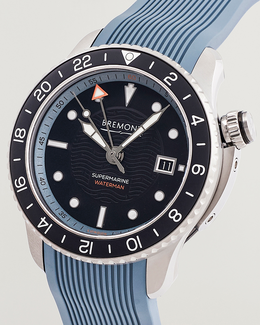 Heren | Bremont Waterman Apex II Supermarine Diver 43mm Blue Rubber | Bremont | Waterman Apex II Supermarine Diver 43mm Blue Rubber