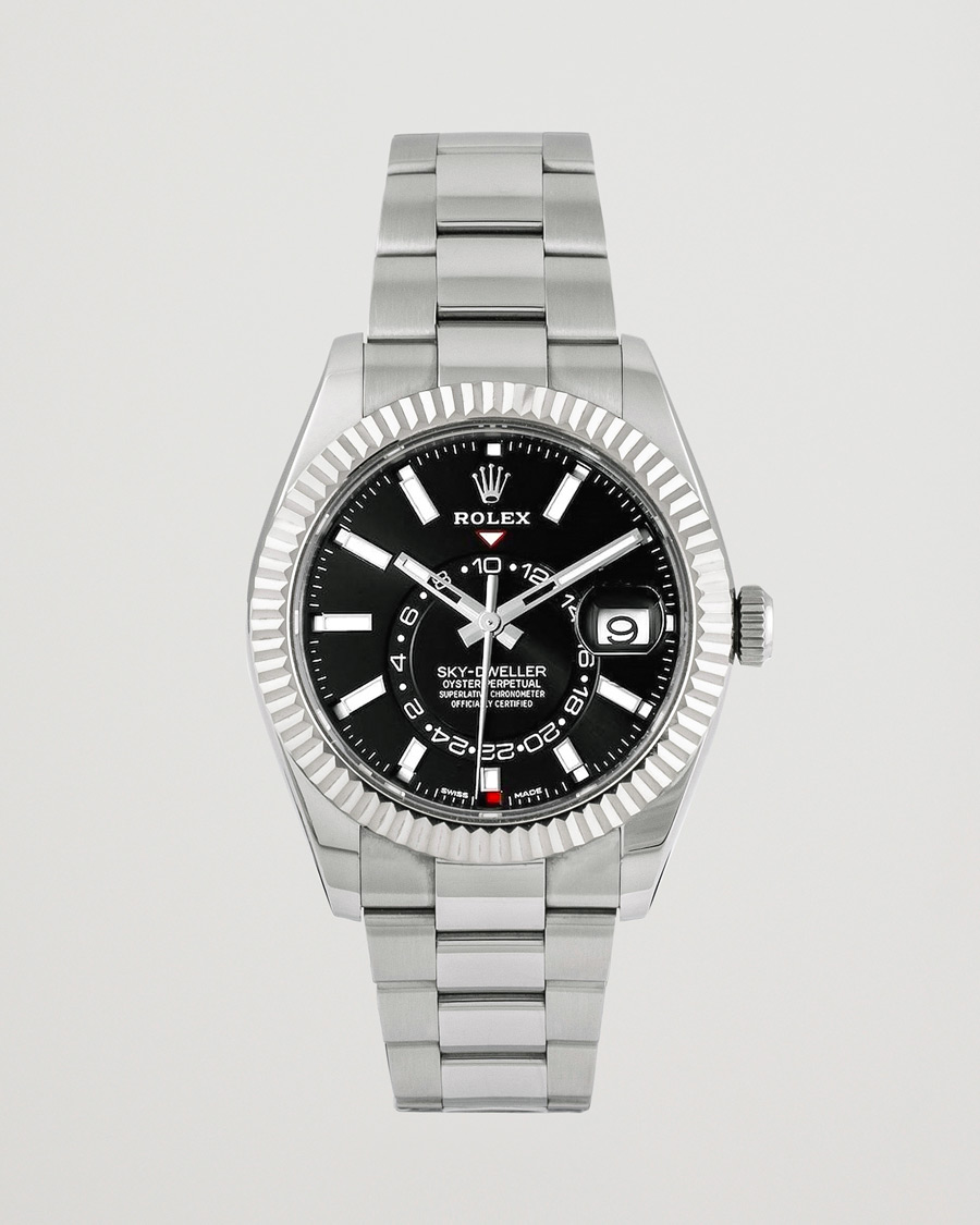Heren | Rolex Pre-Owned Sky-Dweller 326934 Silver | Rolex Pre-Owned | Sky-Dweller 326934 Silver