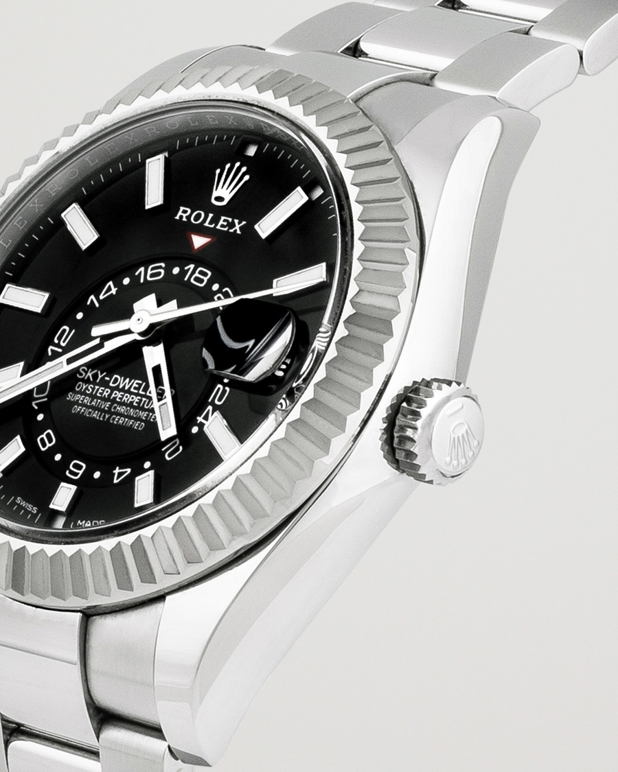 Heren | Rolex Pre-Owned Sky-Dweller 326934 Silver | Rolex Pre-Owned | Sky-Dweller 326934 Silver