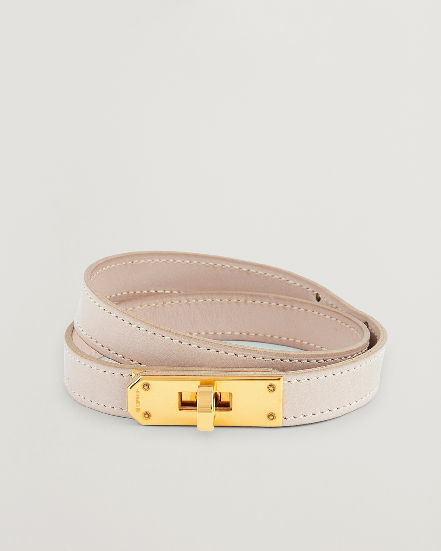 Heren | Hermès Pre-Owned Kelly Bracelet Beige | Hermès Pre-Owned | Kelly Bracelet Beige