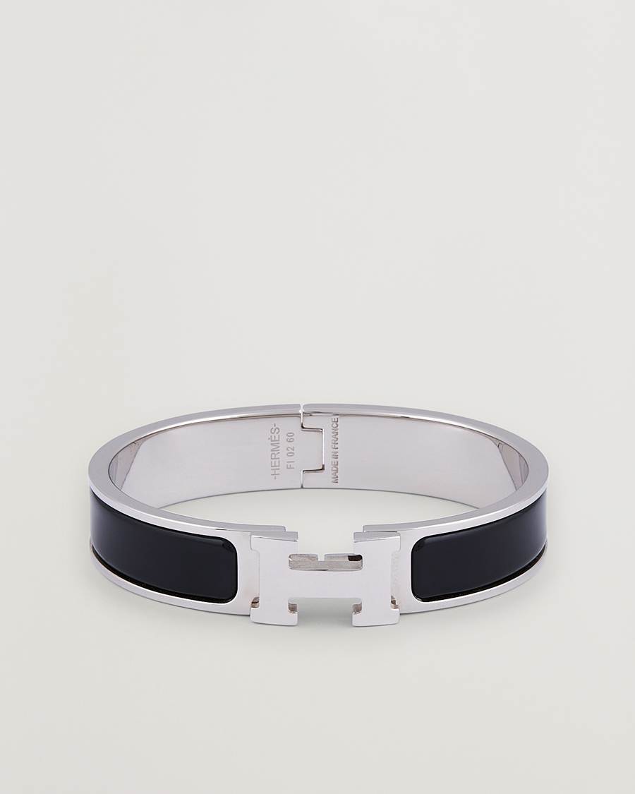 Heren | Hermès Pre-Owned Clic H Bracelet Black | Hermès Pre-Owned | Clic H Bracelet Black