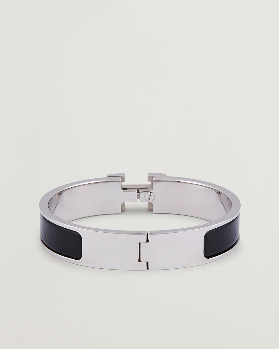 Heren | Hermès Pre-Owned Clic H Bracelet Black | Hermès Pre-Owned | Clic H Bracelet Black
