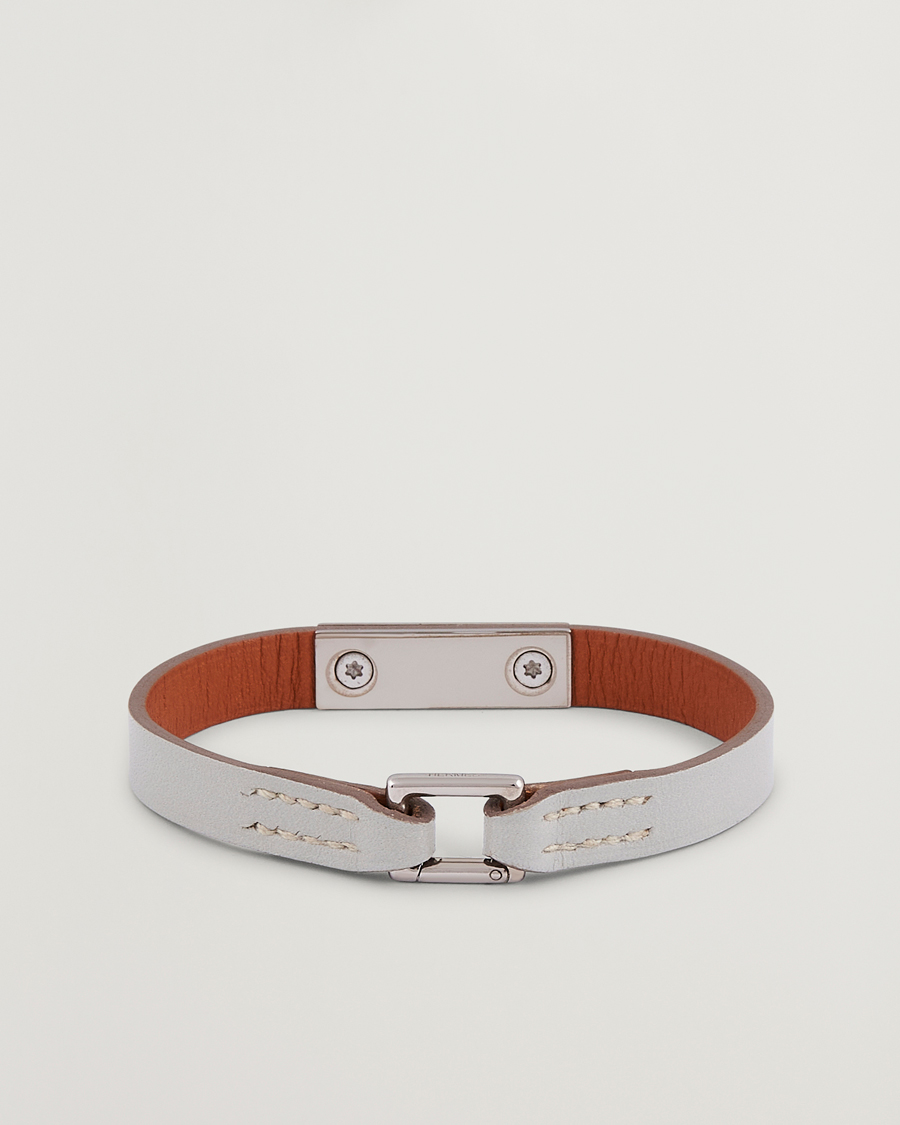 Heren | Hermès Pre-Owned Rivale Mini Bracelet Grey | Hermès Pre-Owned | Rivale Mini Bracelet Grey